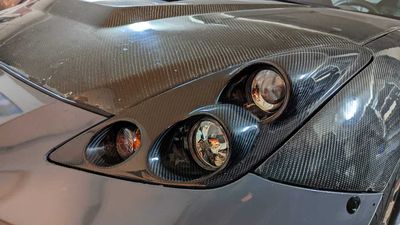 Headlights TRD SportM for Toyota Celica t23 from Carbon Fiber