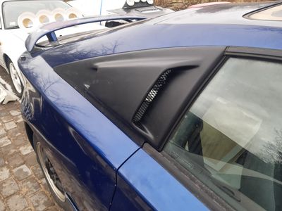 Rear Lower Quarter Window panel BARS2FAST from Fiberglass for TOYOTA Celica T23