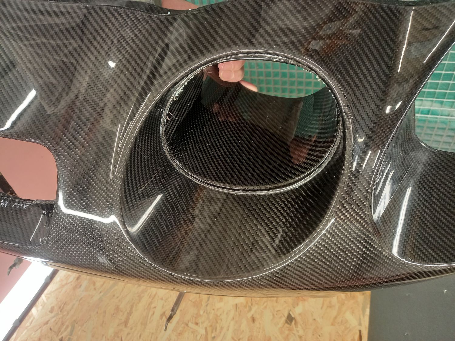 Carbon Fiber High beam headlight air intake for TOYOTA Celica ST20
