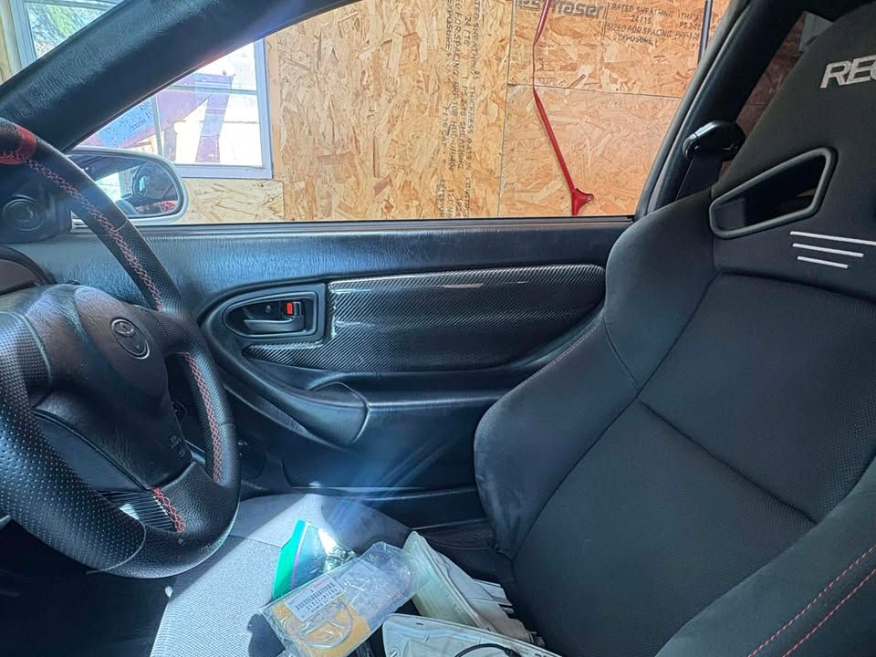 Door panel insert from Carbon Fiber for TOYOTA Celica st20