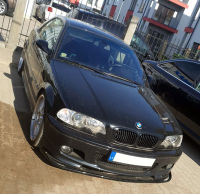 Front lip for BMW 3 (E46 M package) coupe or cabriolet from Carbon Fiber