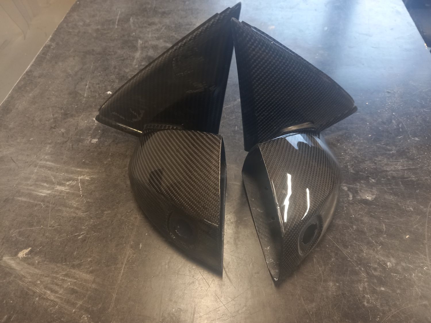 Mirrors from Carbon Fiber for Škoda FABIA Rally2