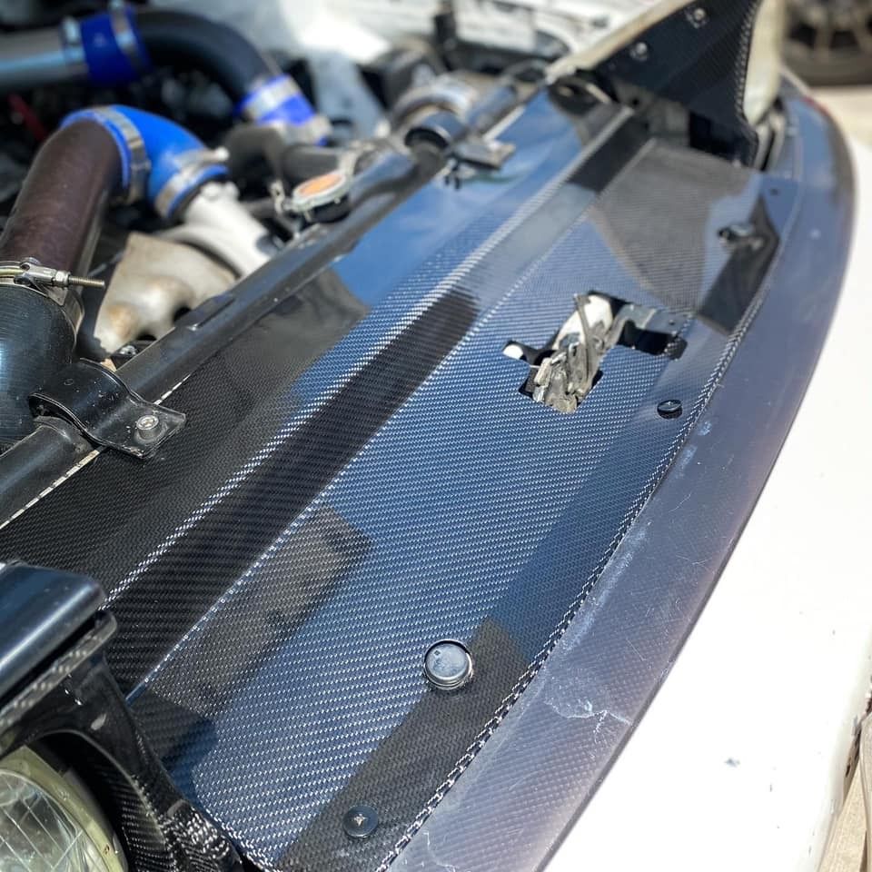 Radiator cooling panel from Carbon Fiber for TOYOTA Celica ST 18