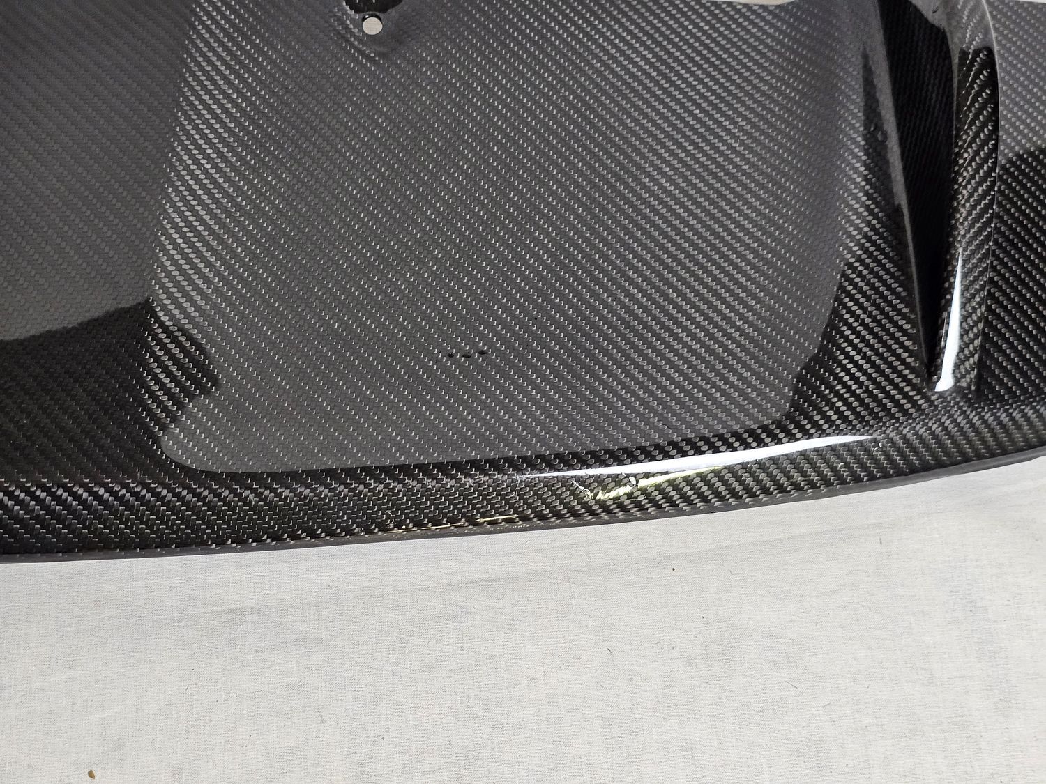 Manufacturing defect - NO RETURN - Rear diffuser from Carbon fiber  for BMW X6 E71