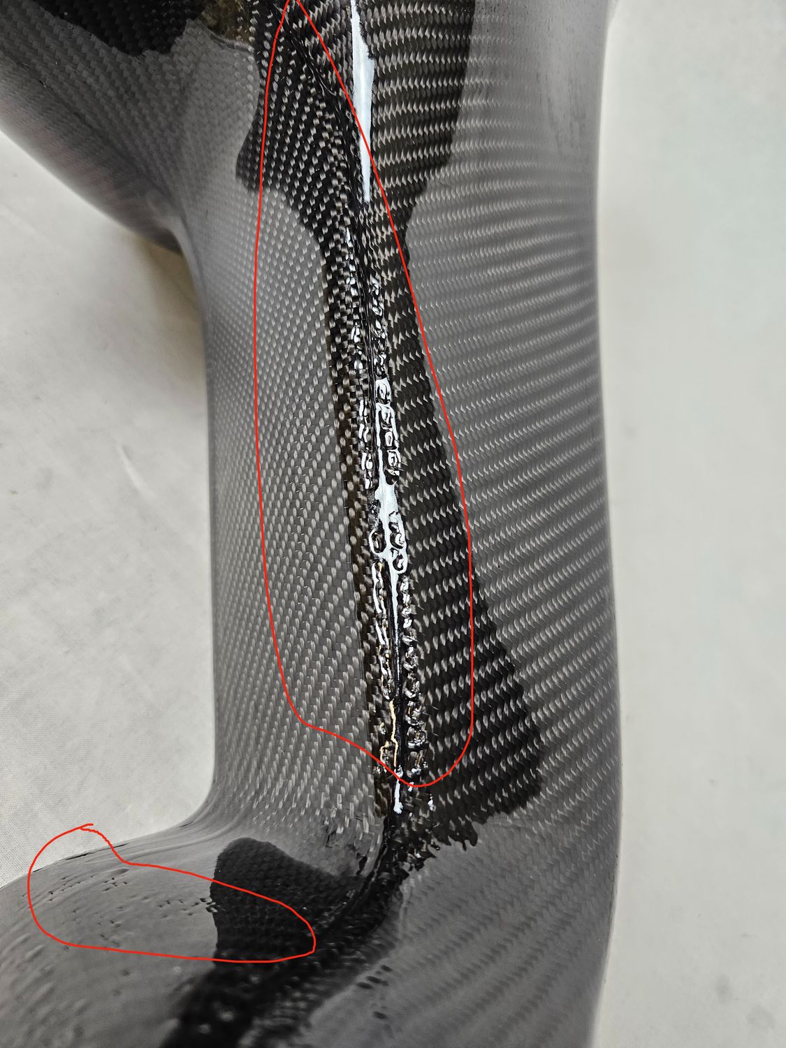 Manufacturing defect - NO RETURN - Cold air intake from Carbon Fiber + Filter for engine 4A-GE - TOYOTA Levin/Trueno AE110, AE111