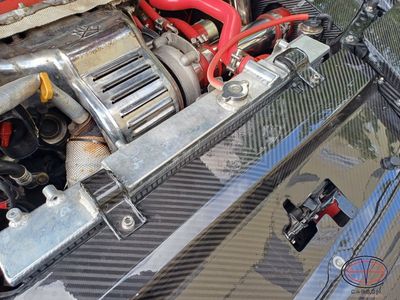 Radiator bracket covers from Carbon fiber for TOYOTA Celica ST 18