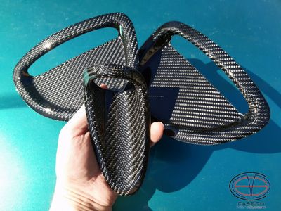Inserts in GT4 hood from Carbon fiber for TOYOTA Celica ST205