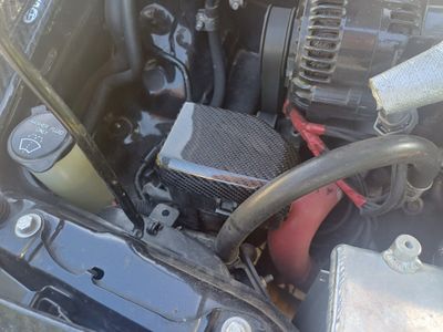 Cover from Carbon fiber for Fuse-box cover (little) TOYOTA CELICA ST18
