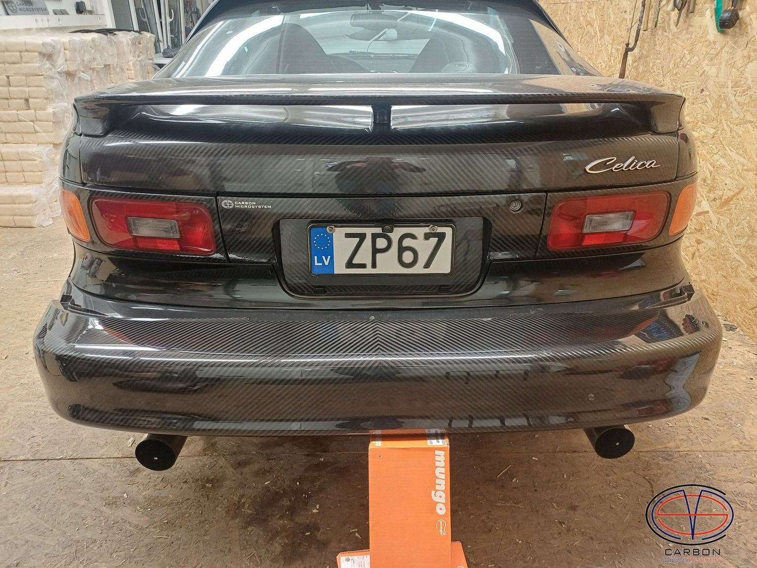 Rear Bumper for Toyota Celica ST185 from Carbon Fiber