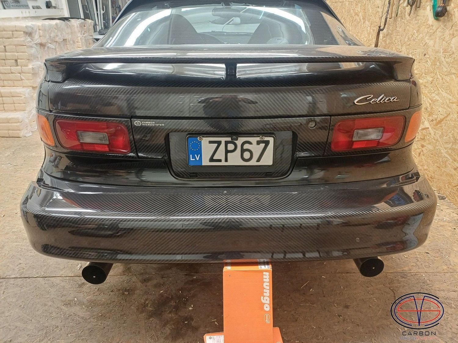Rear Bumper for Toyota Celica ST185 from Carbon Fiber