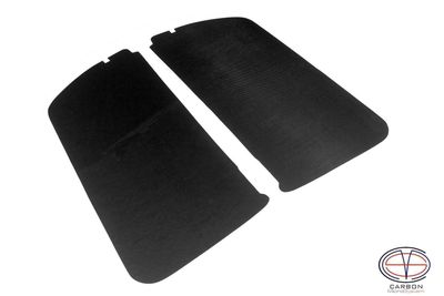 Door cards (flat) for BMW E46 coupe from Carbon Fiber
