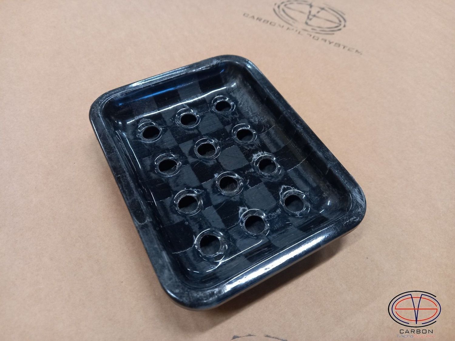 Soap dish from Carbon fiber