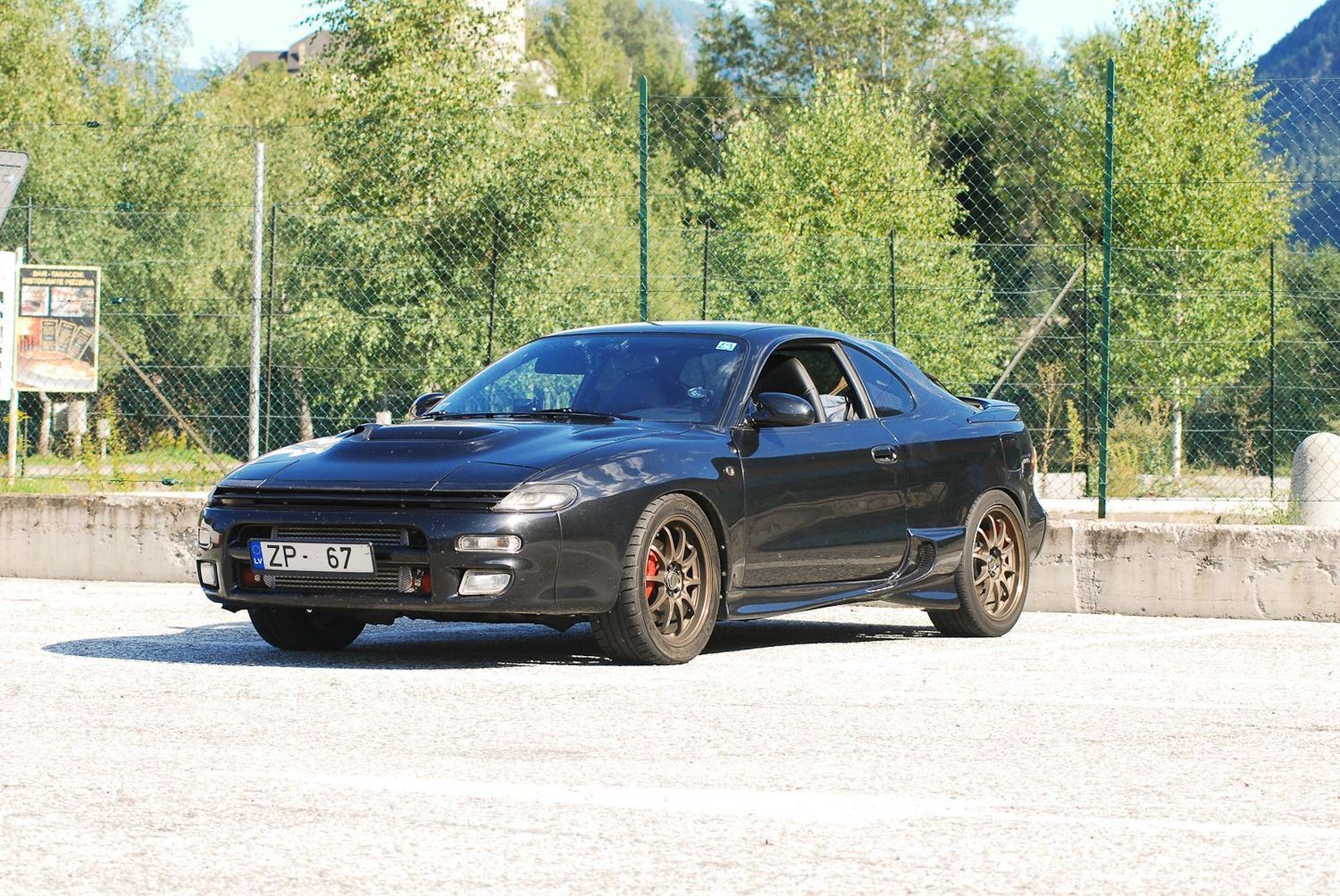 Side skirts MMX from Fiberglass for TOYOTA Celica ST18