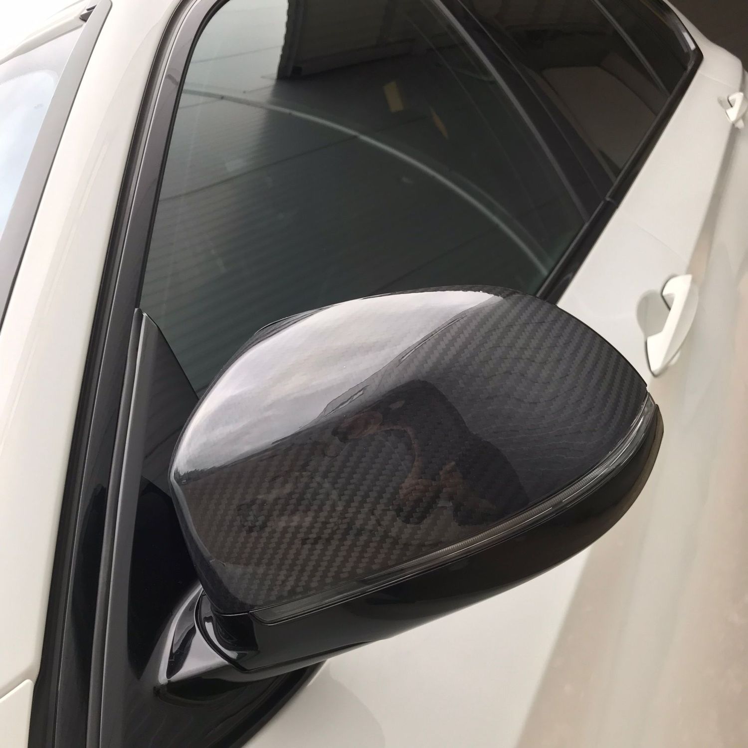 Mirror covers from Carbon Fiber for BMW X5 F15 - For normal mirrors M look