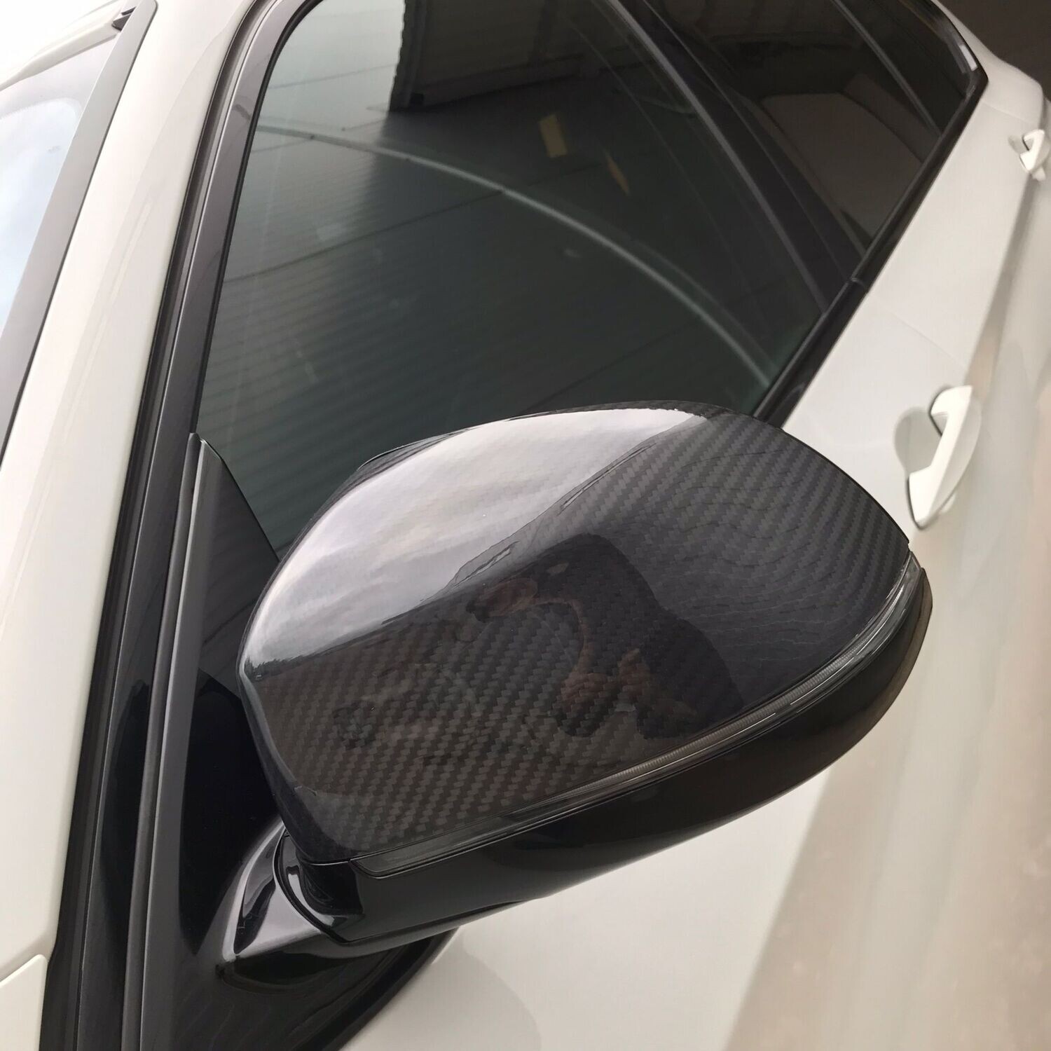 Mirror covers from Carbon Fiber for BMW X5 F15 - For normal mirrors