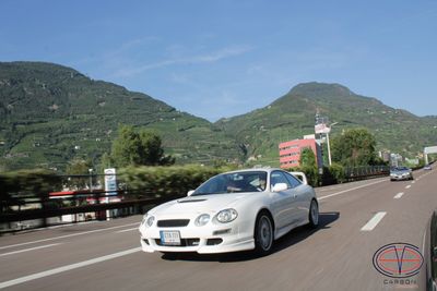 Front lip SSIII from Fiberglass for TOYOTA Celica ST202