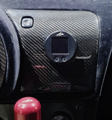 Central air duct from Carbon fiber for Toyota Celica st18 (For one sensor)