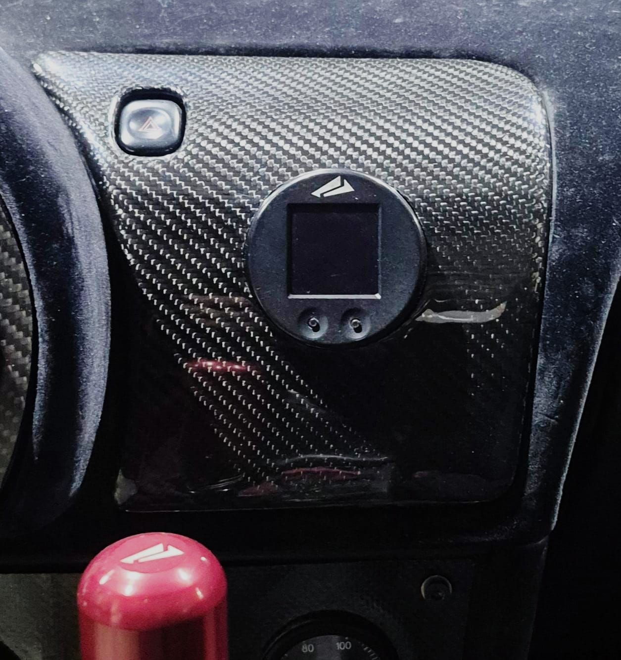 Central air duct from Carbon fiber for Toyota Celica st18 (For one sensor)