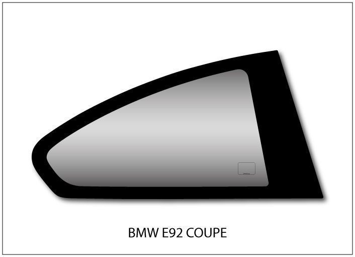 Lexan polycarbonate rear quarter window for BMW 3 E92 Coupe