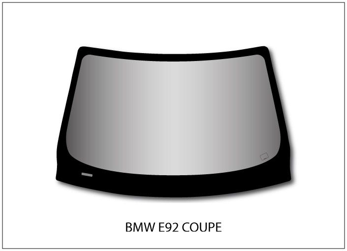 Hardcoated Lexan polycarbonate front windscreen for BMW 3 E92 Coupe