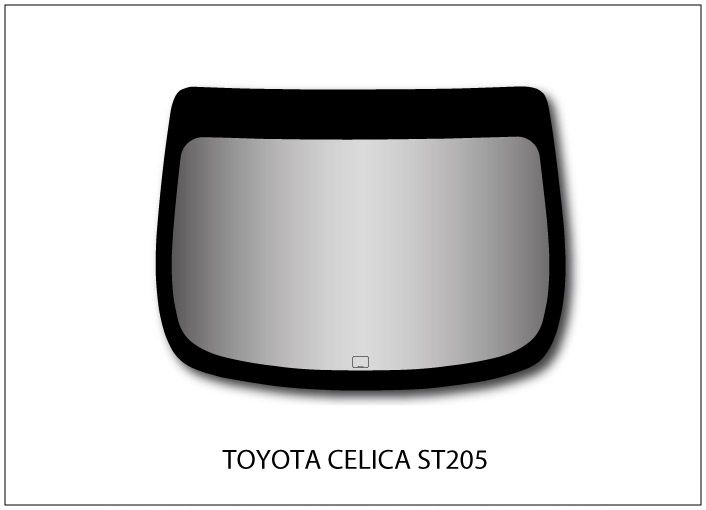 Lexan polycarbonate rear screen for Toyota Celica ST20