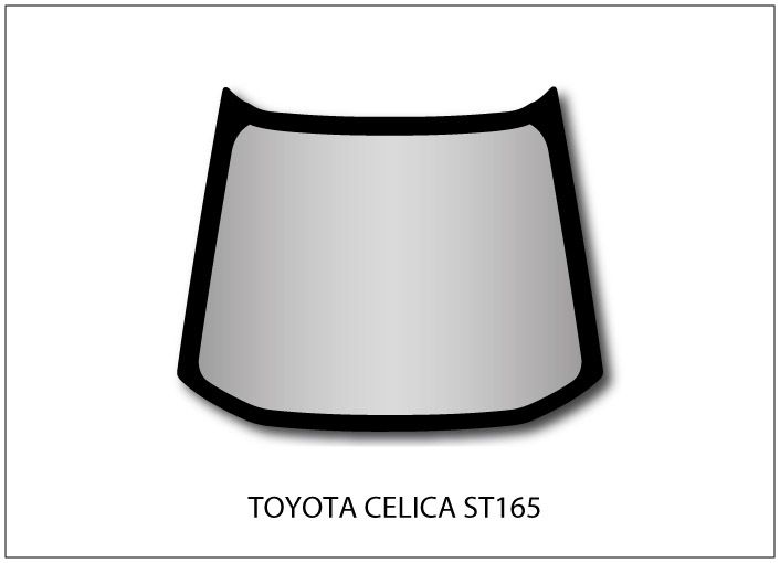 Lexan polycarbonate rear screen for Toyota Celica ST16