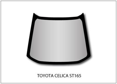 Lexan polycarbonate rear screen for Toyota Celica ST16