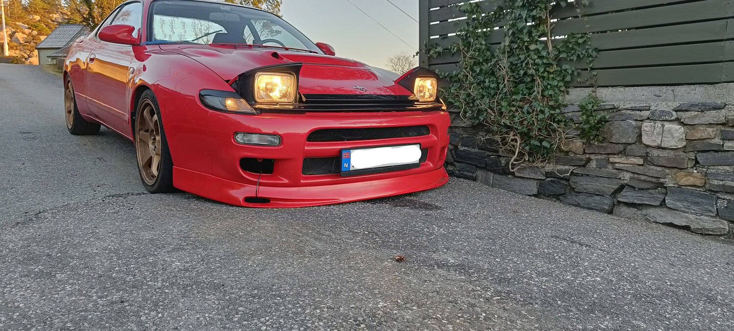 TOYOTA CELICA ST18 GT4 Fiberglass Front lip