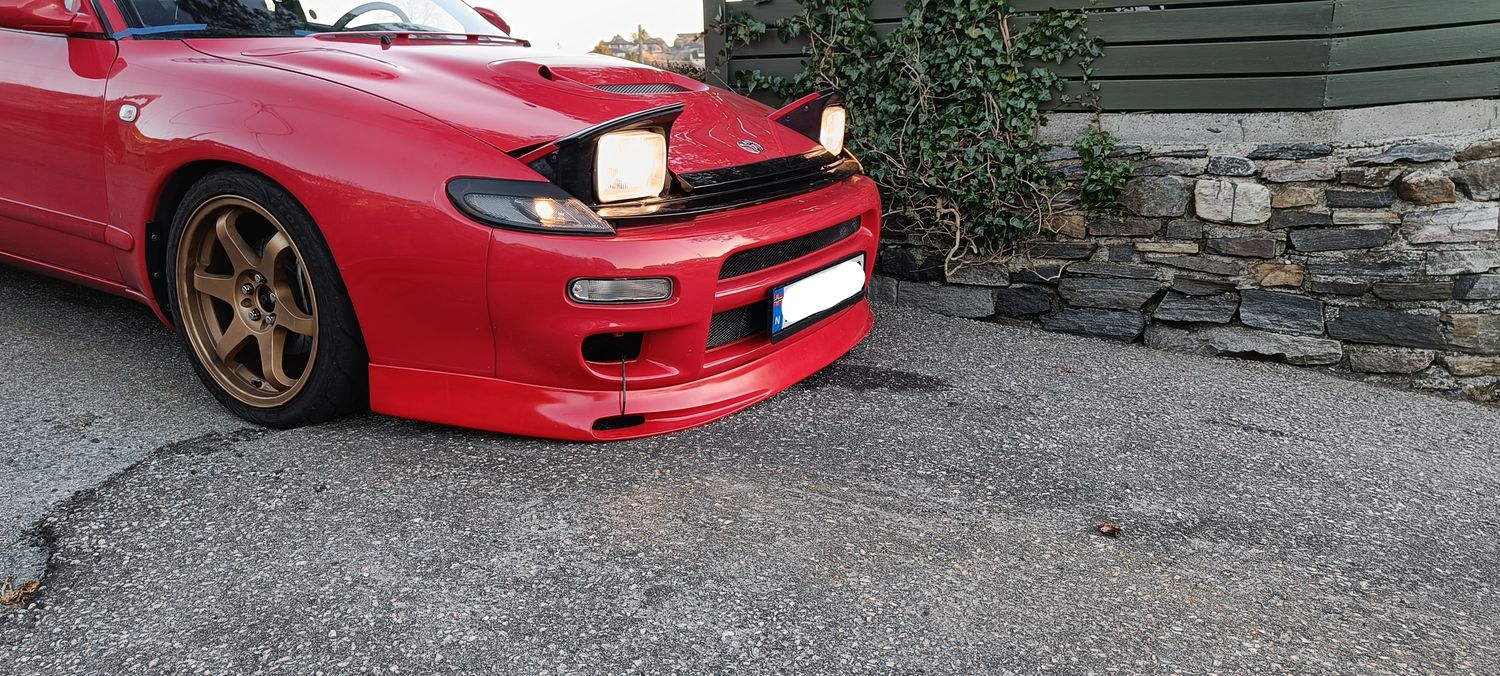 TOYOTA CELICA ST18 GT4 Fiberglass Front lip