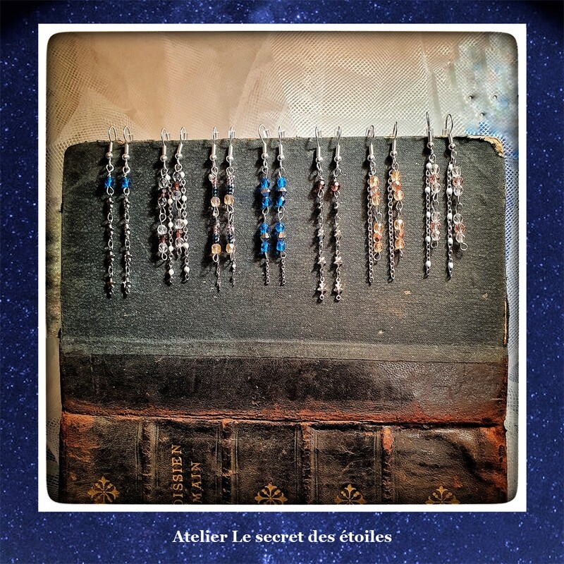 ​Boucles d’oreille Astéroïde
