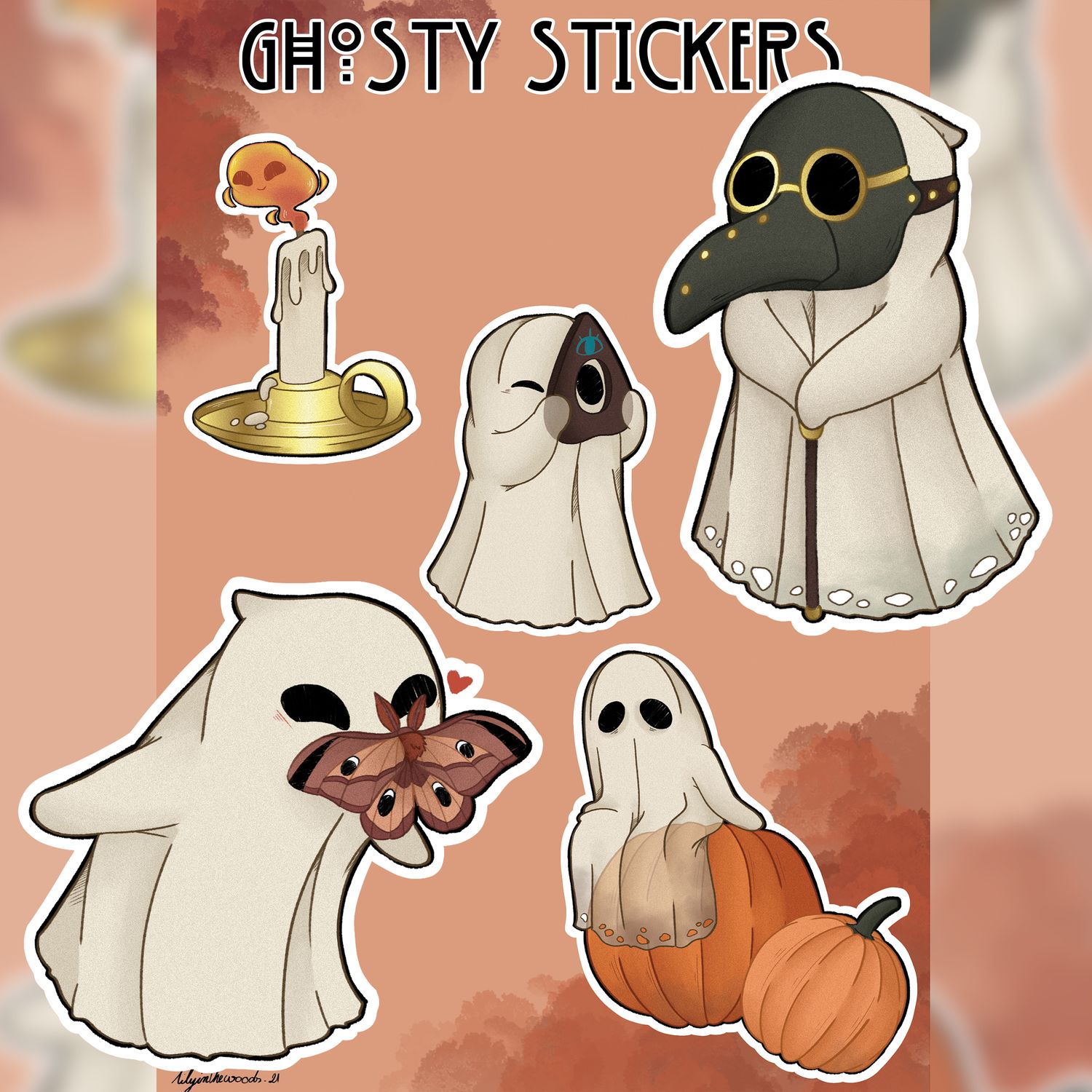Ghosty Stickers