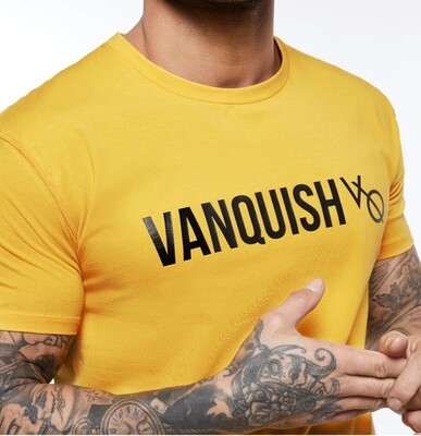 VANQUISH TRIUMPH YELLOW T-SHIRT