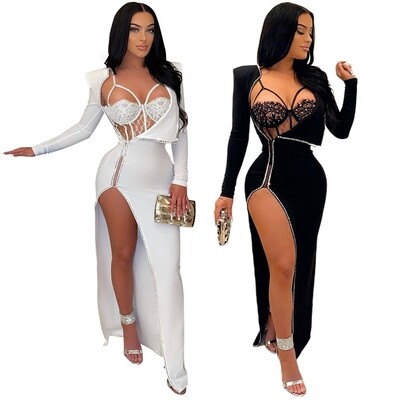 Two Piece Maxi Dress