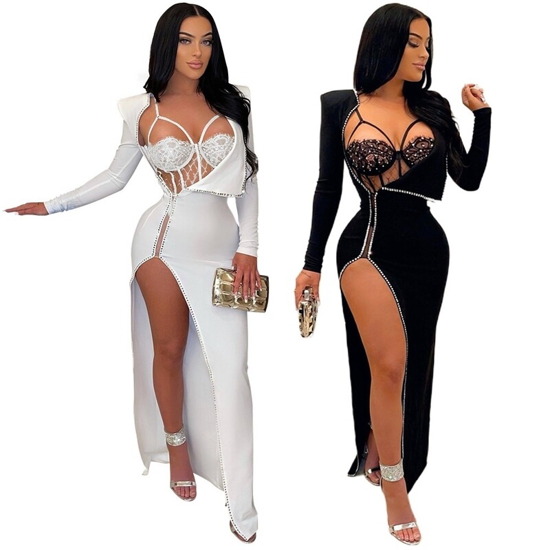 Two Piece Maxi Dress