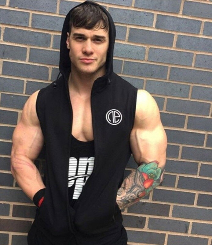 chaleco deportivo camiseta sin mangas con capucha
