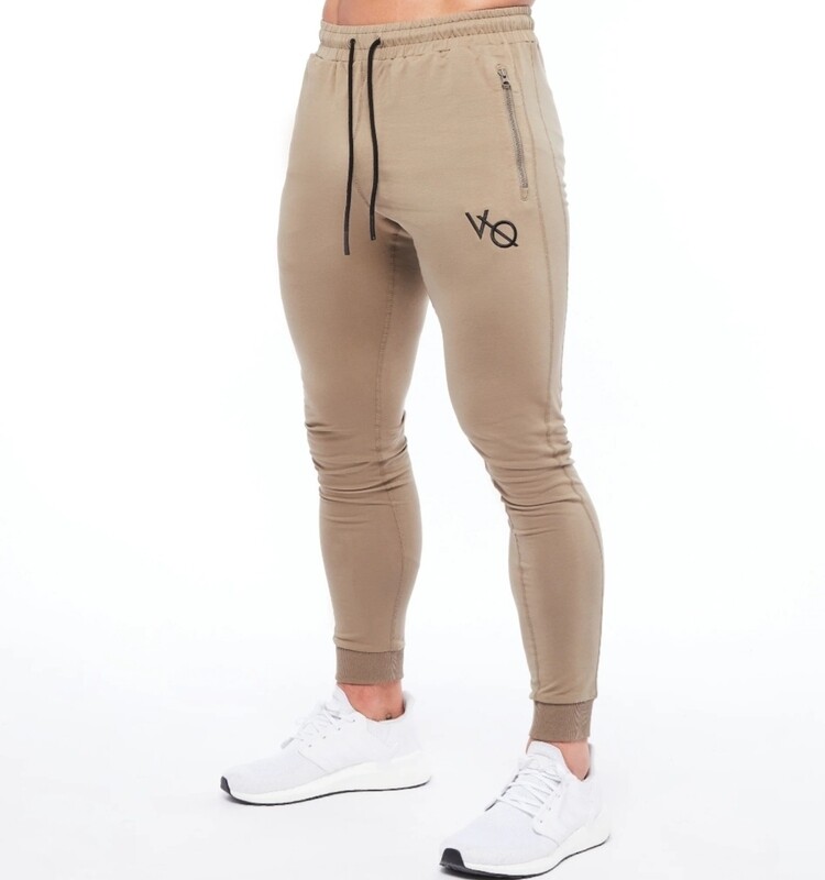 VANQUISH ECLIPSE KHAKI TAPERED SWEATPANTS