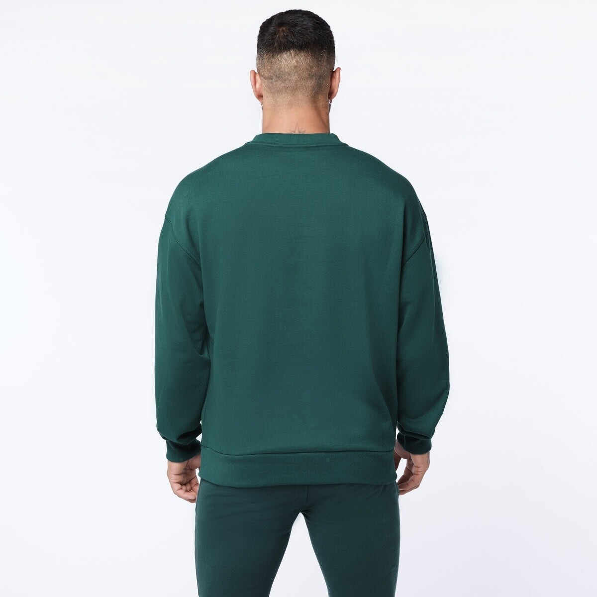 VANQUISH CORE FOREST GREEN OVERSIZED SWEATER
