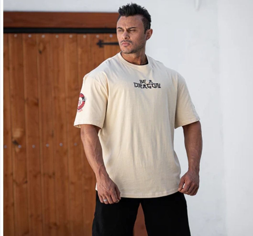 BE A DRAGON OVERSIZED T-SHIRT CREAM