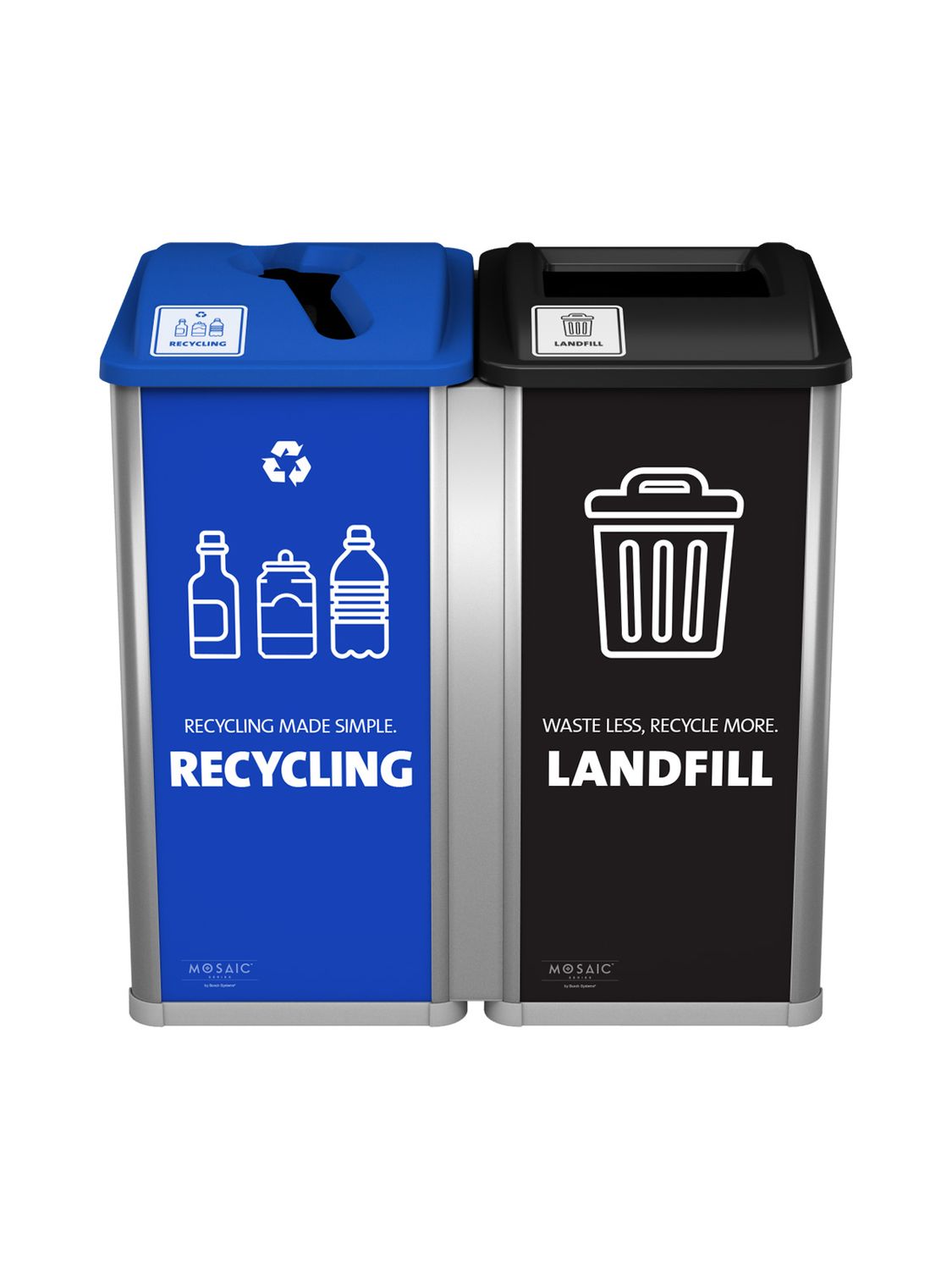 Mosaic™ Series - 64G - Double - Blue/Black - Mixed/Full - Recycling/Landfill