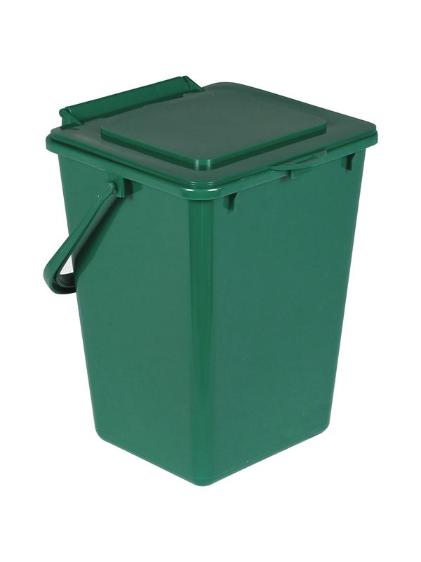 Kitchen Composter - Solid Lift Lid -  Compost Green PCR