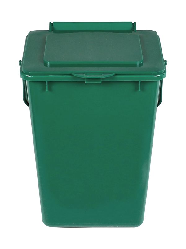 Kitchen Composter - Solid Lift Lid -  Compost Green PCR