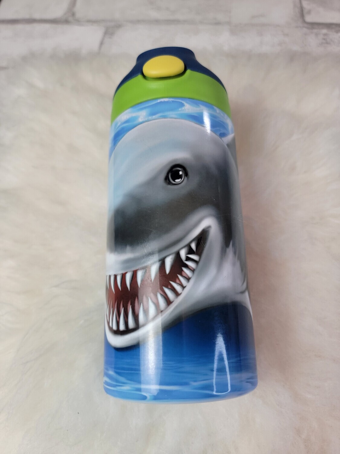 whale in ocean kids cup kids 12 oz tumbler kids tumbler kids water bottle  childs water bottle ocean theme