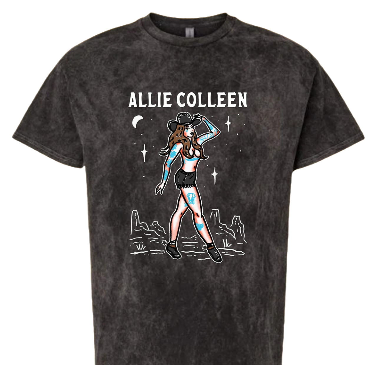 AlCo Black Mineral Wash Tee