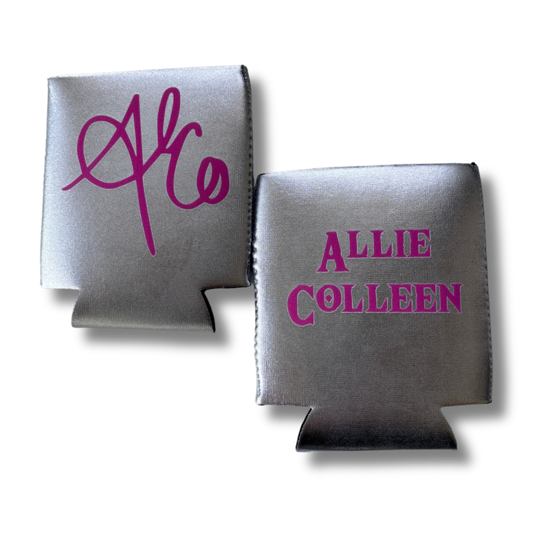 AlCo Silver/Pink Can Hugger