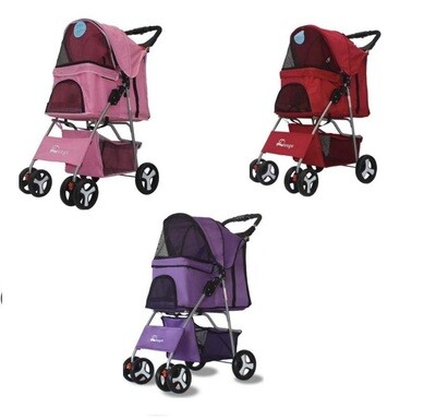 Coche Paseador Para Mascotas Plegable