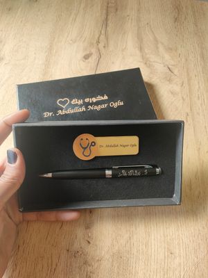 Set of Pen and Name tag