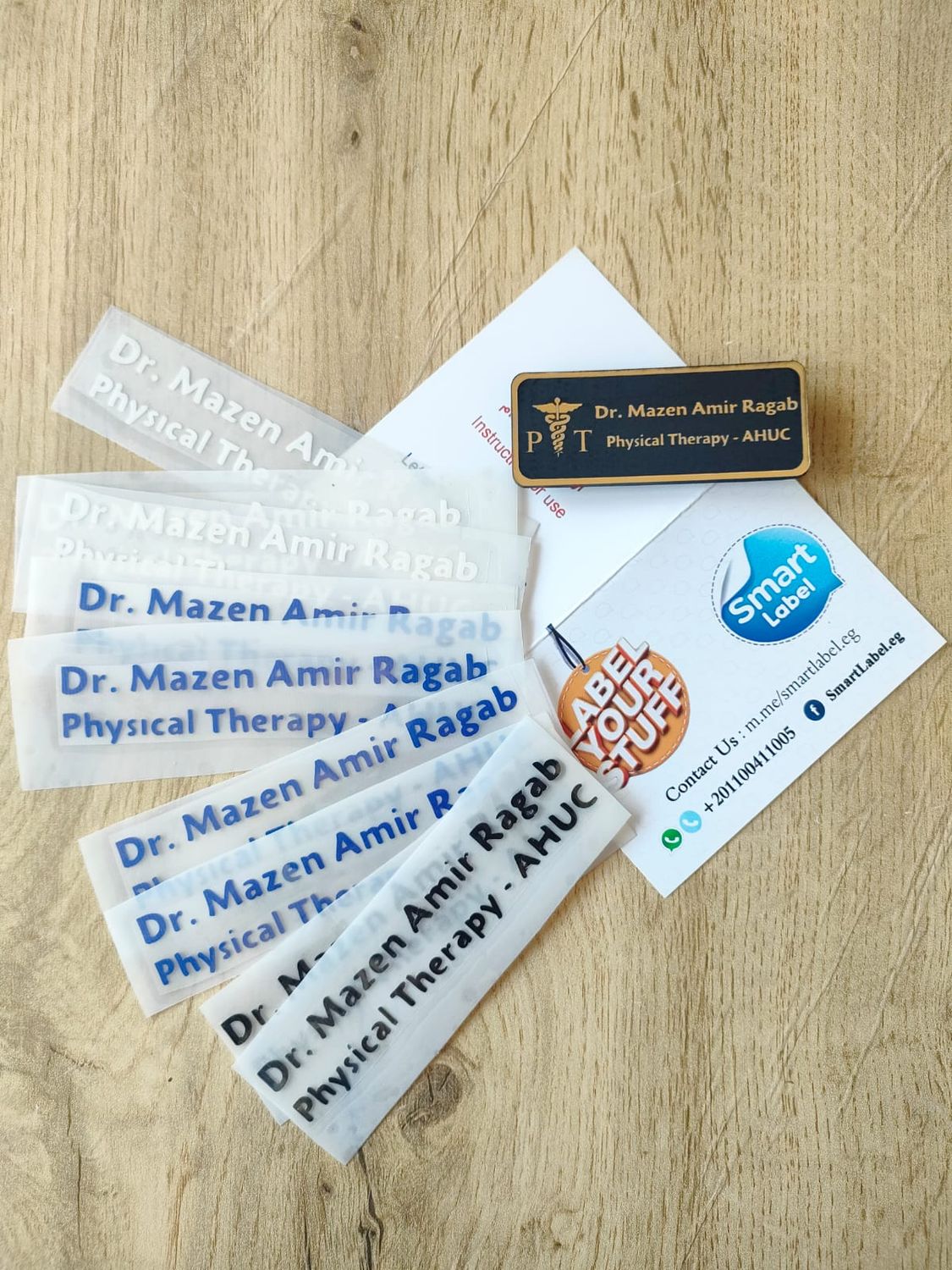 Name tag and label  White Friday Offer
