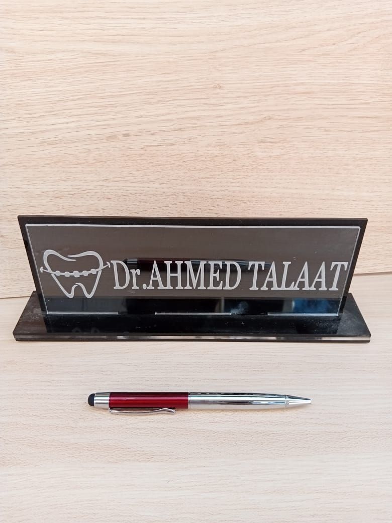 White Friday Special Offer Desk sign and pen
