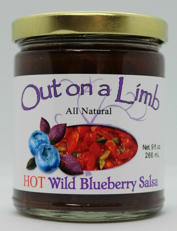 WILD MAINE BLUEBERRY SALSA HOT (BBSH)