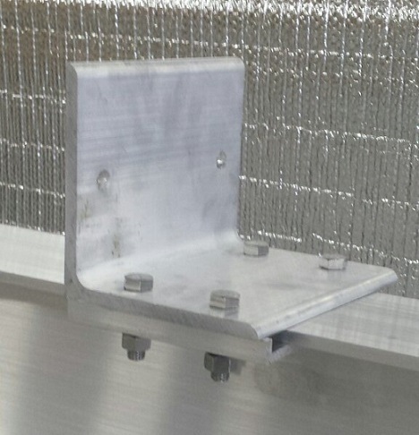 Mounting brackets for 10 inch aluminum cradle beams – includes hardware